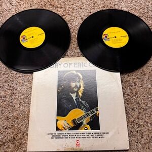 History of Eric Clapton Vinyl 2LP ATCO SD 2-803 1972 Pressing Blues Rock Layla